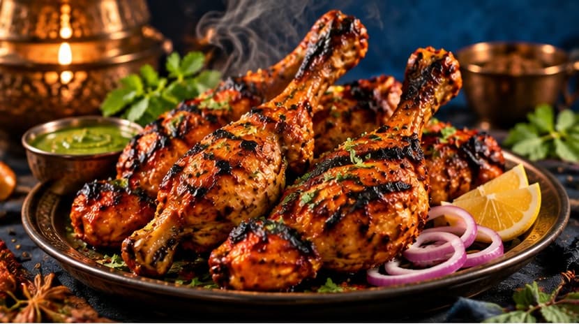 Char-grilled chicken